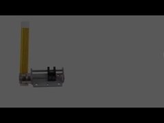Längen-Kupfer-Schieber der Präzisions-8mm Dia Micro Slider Stepper Motor 22mm mit der Klammer linear